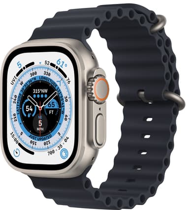 Apple Watch Ultra 49mm GPS+CEL Titanium (keskiyönsininen / Ocean)