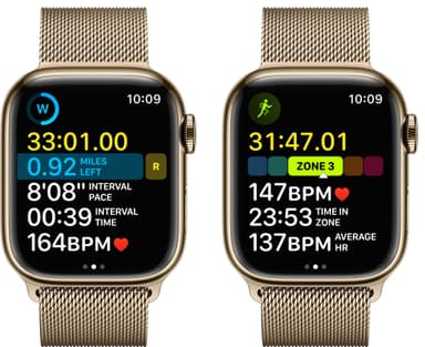Apple Watch Series 8 45mm Cellular (kul. ruost. teräs / kul. Milanese)