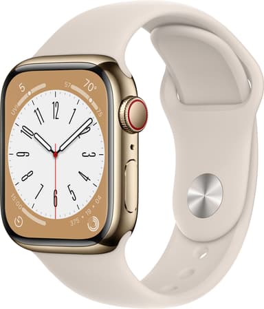 Apple Watch Series 8 41mm Cellular (kul. ru. ter.  / tähtiv. Sport)