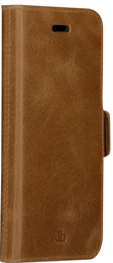 dbramante1928 Lynge iPhone 14 lompakkokotelo (ruskea)