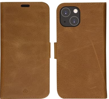 dbramante1928 Lynge iPhone 14 lompakkokotelo (ruskea)