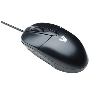 V7 M30P10-7E, Optinen, USB A-tyyppi, 1000 DPI, Musta