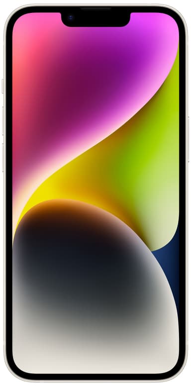 iPhone 14 – 5G älypuhelin 128 GB (tähtivalkea)