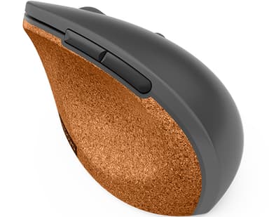 Lenovo Go, Oikeakätinen, Vaakasuuntainen muotoilu, Optinen, Langaton RF, 2400 DPI, Harmaa