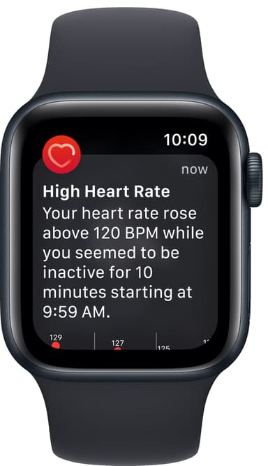 Apple Watch SE 2nd Gen 40 mm LTE (keskiyöns. alu./kesk. Sport-ranneke)