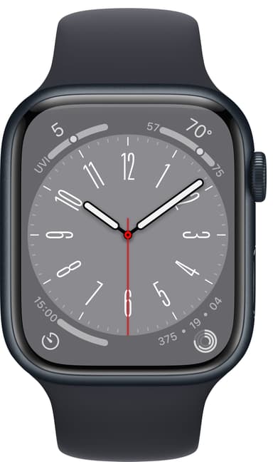 Apple Watch Series 8 45mm Cellular (kesk. alu. / kesk. Sport-ranneke)