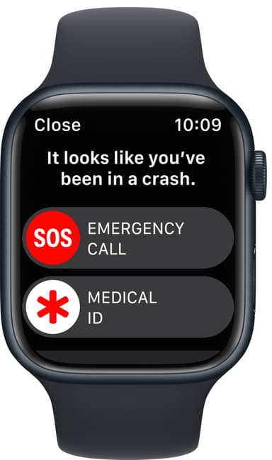 Apple Watch Series 8 45mm GPS (kesk. alu. / kesk. Sport-ranneke)