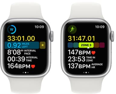 Apple Watch Series 8 41mm GPS (hopea alu. / valkoinen Sport-ranneke)