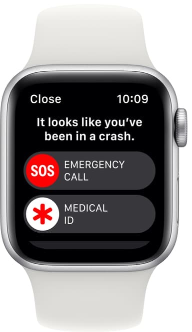 Apple Watch SE 2nd Gen 40 mm GPS (hopea alu./valk. Sport-ranneke)