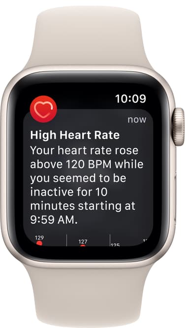 Apple Watch SE 2nd Gen 40 mm GPS (tähtiv. alu./tähtiv. Sport-ranneke)