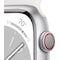 Apple Watch Series 8 45mm Cellular (hopea alu. / valk. Sport-ranneke)