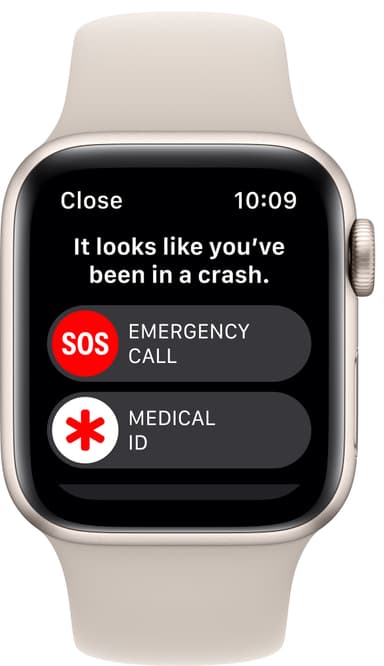 Apple Watch SE 2nd Gen 40 mm GPS (tähtiv. alu./tähtiv. Sport-ranneke)