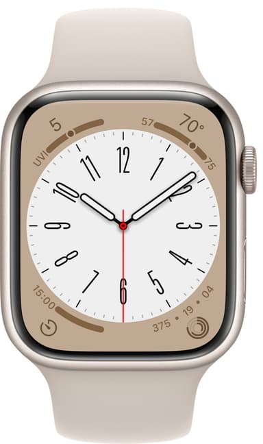 Apple Watch Series 8 45mm Cellular (tähtiv. alu. / tähtiv. Sport)