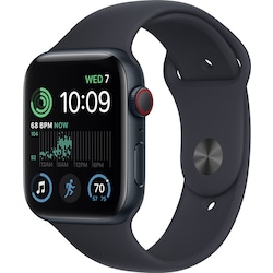 Apple Watch SE 2nd Gen 44 mm LTE (keskiyöns. alu./keskiyöns. Sport)