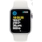 Apple Watch SE 2nd Gen 40 mm GPS (hopea alu./valk. Sport-ranneke)