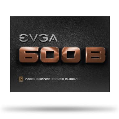 EVGA 600B virtalähdeyksikkö 600 W 24-pin ATX ATX Musta