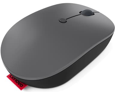 Lenovo Go, Molempikätinen, Optinen, Langaton RF, 2400 DPI, Musta, Harmaa