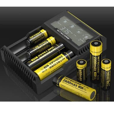 Nitecore D4 Multi LCD Akkulaturi 18650 14500 mm