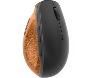 Lenovo Go, Oikeakätinen, Vaakasuuntainen muotoilu, Optinen, Langaton RF, 2400 DPI, Harmaa