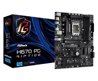 Asrock H670 PG Riptide Intel H670 LGA 1700 ATX