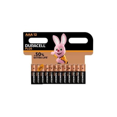 Duracell Plus Extra Life MN2400/LR03 Micro AAA 12-pakkaus