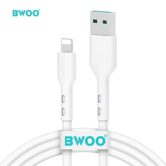BWOO USB - iPhone - 3A Valkoinen