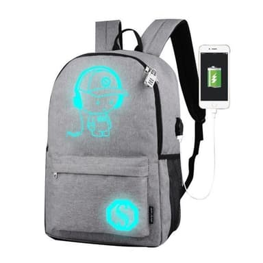 BackPack Reppu / Tietokoneen laukku Usb-latausliitännällä ja koodilukolla