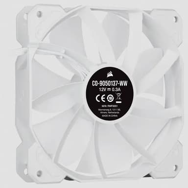 Corsair SP120 RGB ELITE Tietokonekotelo Tuuletin 12 cm Valkoinen 3 kpl