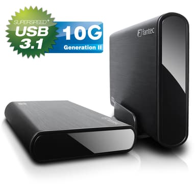 Fantec DB-ALU31 HDD-kotelo Musta 3.5"