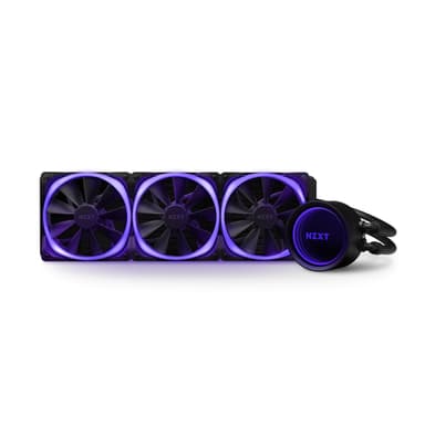 NZXT RL-KRX73-R1 Tietokoneen jäähdytysjärjestelmä Suoritin All-in-one-nesteenjäähdytin 12 cm Musta