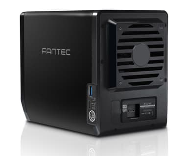 Fantec QB-35U31R levyjärjestelmä Tower Musta