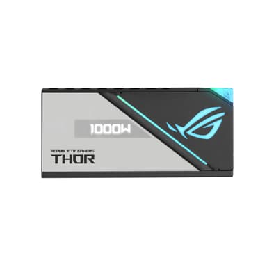 ASUS ROG-THOR-1000P2-GAMING virtalähdeyksikkö 1000 W 24-pin ATX ATX Musta, Hopea