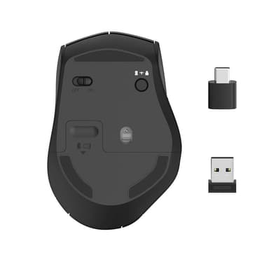 HAMA Mouse Wireless Dual Mode USB-C/USB-A 6-button Black