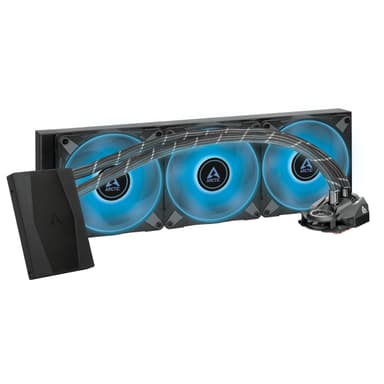 ARCTIC Liquid Freezer II 420 RGB Suoritin Nestejäähdytyspakkaus 14 cm Musta 1 kpl