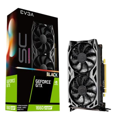 EVGA 06G-P4-1066-KR näytönohjain NVIDIA GeForce GTX 1660 SUPER 6 GB GDDR6