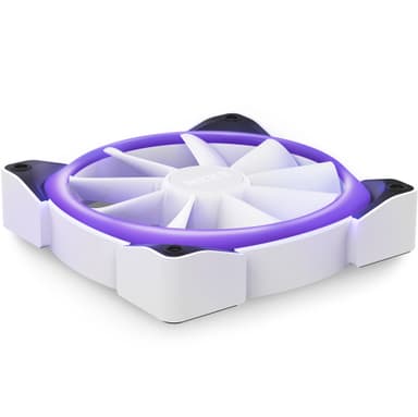 NZXT Aer RGB 2 Tietokonekotelo Tuuletin 12 cm Valkoinen 1 kpl