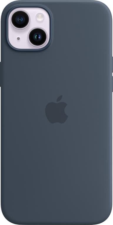 iPhone 14 Plus silikoninen suojakuori (myrskynsininen)