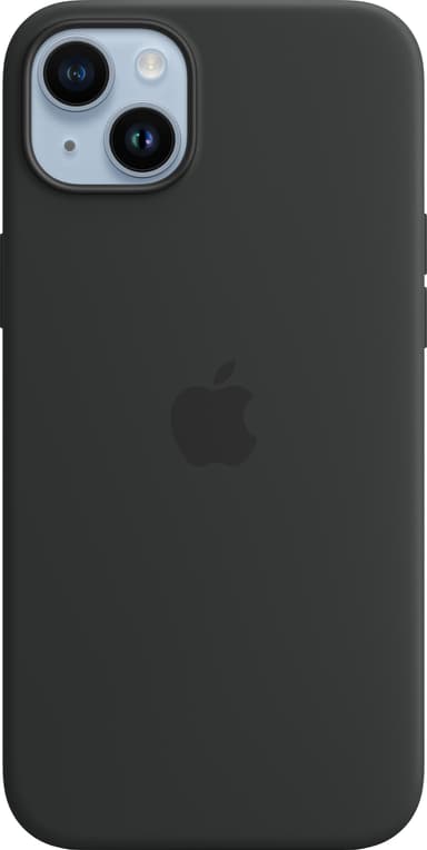 iPhone 14 Plus silikoninen suojakuori (keskiyö)
