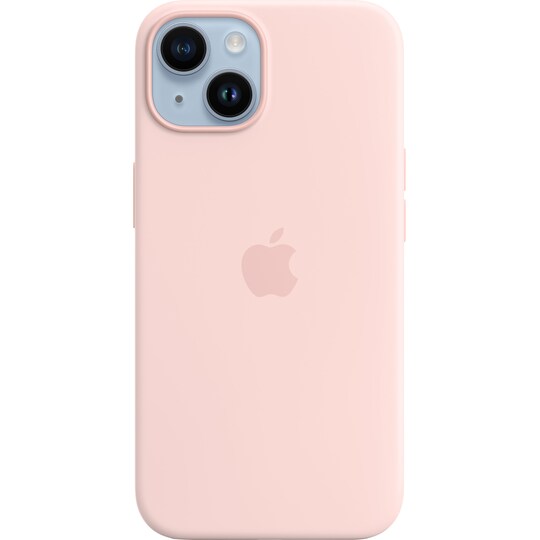 iPhone 14 MagSafe silikoninen suojakuori (kalkkiroosa)
