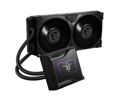 MSI MEG CORELIQUID S280 Tietokoneen jäähdytysjärjestelmä Suoritin All-in-one-nesteenjäähdytin Musta