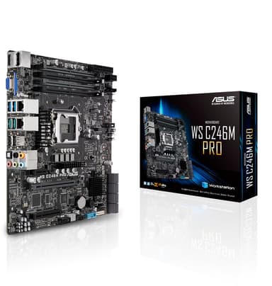 ASUS WS C246M PRO Intel C246 LGA 1151 (pistoke H4) mikro ATX