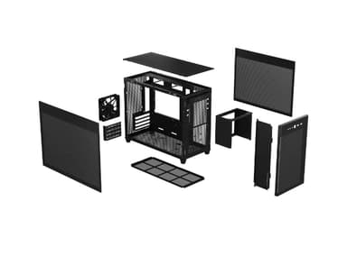 ASUS Prime AP201 MicroATX Mini Tower Musta