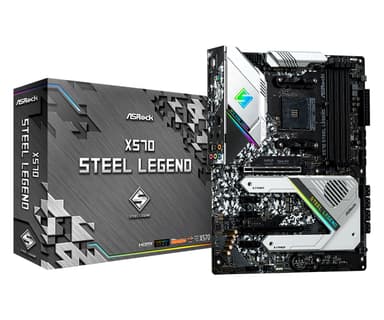 Asrock X570 Steel Legend AMD X570 Kanta AM4 ATX