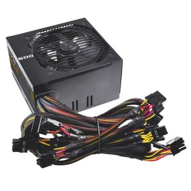 EVGA 600B virtalähdeyksikkö 600 W 24-pin ATX ATX Musta