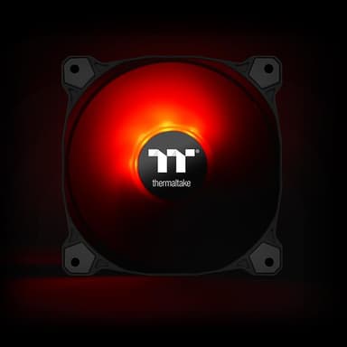 Thermaltake CL-F079-PL12SW-A Tietokoneen jäähdytysjärjestelmä Tietokonekotelo Tuuletin 12 cm Musta