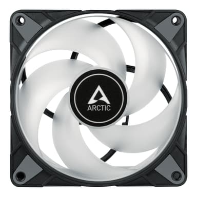 ARCTIC P12 PWM PST RGB 0dB Tietokonekotelo Tuuletin 12 cm Musta, Valkoinen 1 kpl