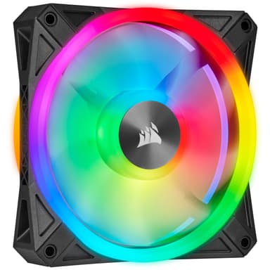 Corsair CO-9050100-WW Tietokoneen jäähdytysjärjestelmä Tietokonekotelo Tuuletin 14 cm Musta, Harmaa