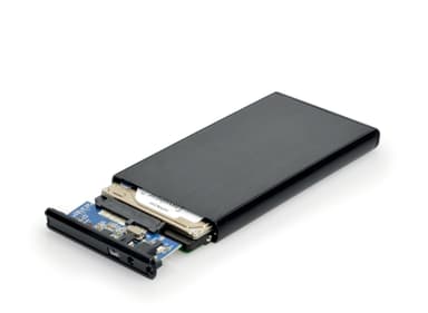 Port Designs 900030 tallennusaseman kotelo SSD-kotelo Musta 2.5"