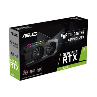 ASUS 90YV0HM5-M0NA00 näytönohjain NVIDIA GeForce RTX 3050 8 GB GDDR6