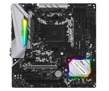 Asrock B450M Steel Legend AMD B450 Kanta AM4 mikro ATX